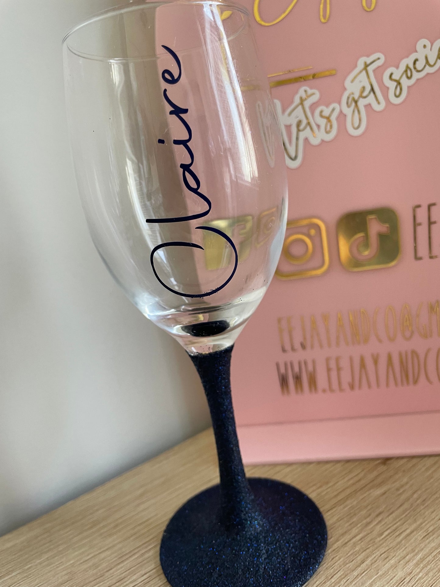 Personalised Wine Glass
